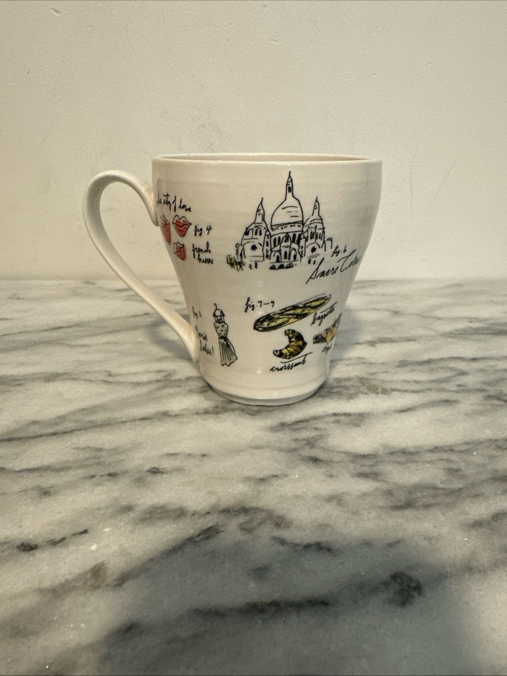 Anthropologie  Diva Pyari Mug "I
Love Paris'"Linea Carta